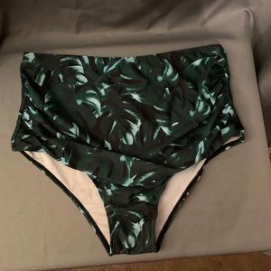 High waist swim bottoms
